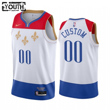 New Orleans Pelicans Custom 2020-21 City Edition Lasten Pelipaidat Swingman